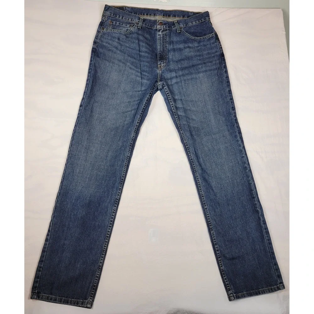 Levis 559 Relaxed Straight Jeans Mens 38x36 Blue Denim Medium Wash 01559-2765
